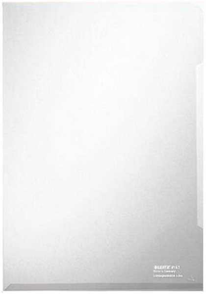 Sichthüllen A4 Kantenklebung PVC Leitz farblos (4153-00-03)