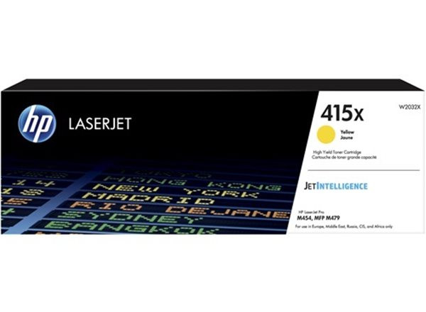 Original Toner HP 415X / W2032X, 6.000 gelb