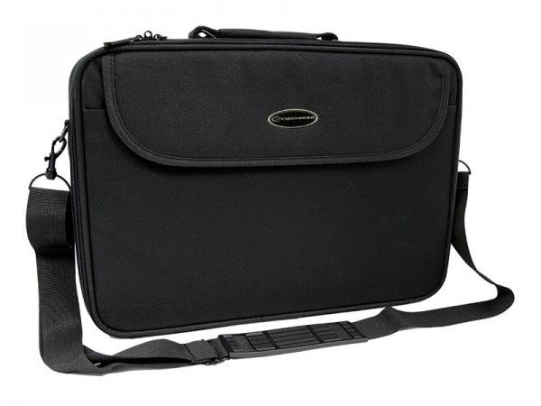 Esperanza Notebook-Tasche, Topload, schwarz, für Notebooks bis 17,3"=44cm