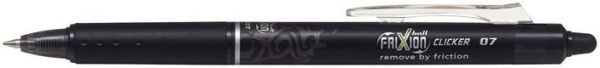PILOT PEN Frixion Ball Clicker BLRT-FR7-B schwarz Strichstärke 0,4mm