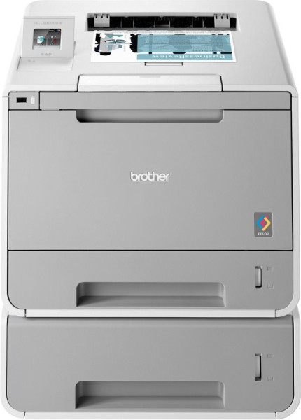 Brother HL-L9200CDWT Farblaserdrucker gebraucht, < 15.000S., neue Supplies