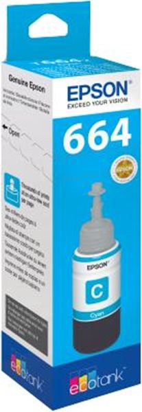 Original Tinte Epson T6642, ca. 6.500 S., Nachfüllflasche, cyan 