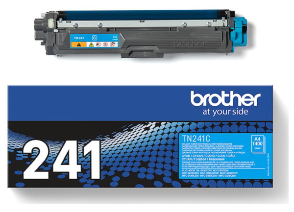 Original Toner Brother TN-241C, ca. 1.400 S., cyan