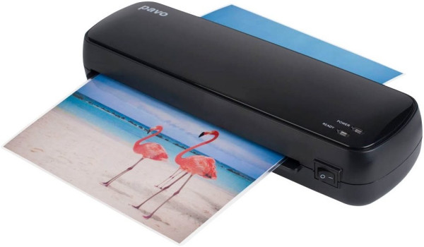 Pavo Florida Laminiergerät A4 für Folien bis 100 mic, inkl. 5x A4-Laminierfolien 