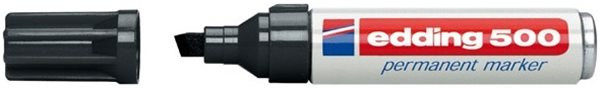Permanentmarker Edding 500 2-7mm Keilspitze schwarz