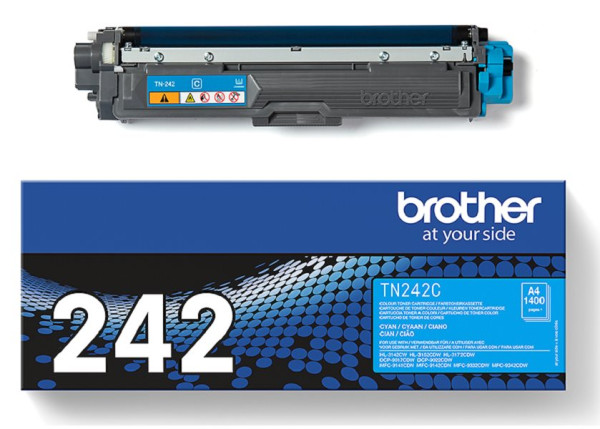 Original Toner Brother TN-242C, ca. 1.400 S., cyan