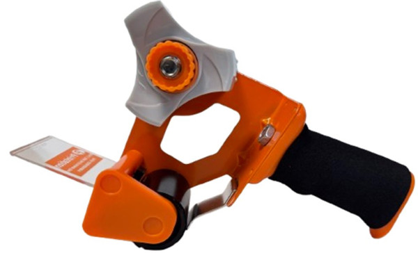 Paketklebebandabroller PRINTATION, mit Sicherheitsmesser, ergonomisch+leicht 