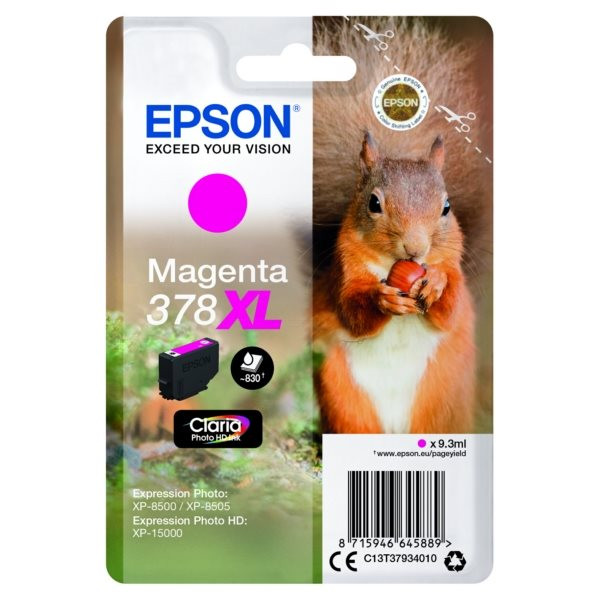 Original Tinte Epson 378XL, ca. 830 S., magenta
