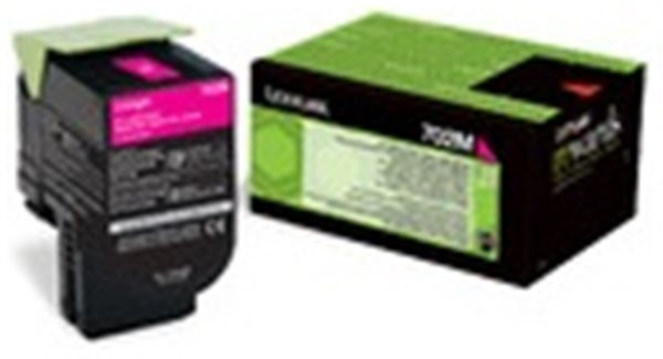 Original Toner Lexmark 70C20M0 (z.B. CS310), ca. 1.000 S., magenta 