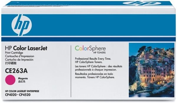 Original Toner HP 647A / CE263A, ca. 11.000 S., magenta 