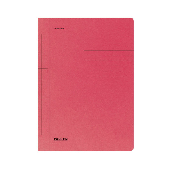 Falken Schnellhefter 80003775 A4 250g/m² Manila-RC-Karton rot 