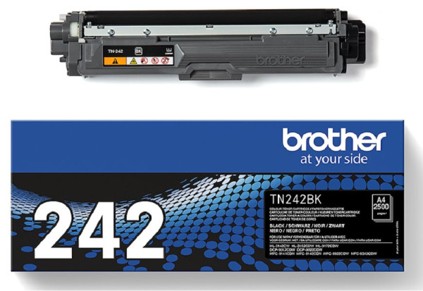 Original Toner Brother TN-242BK, ca. 2.500 S., schwarz