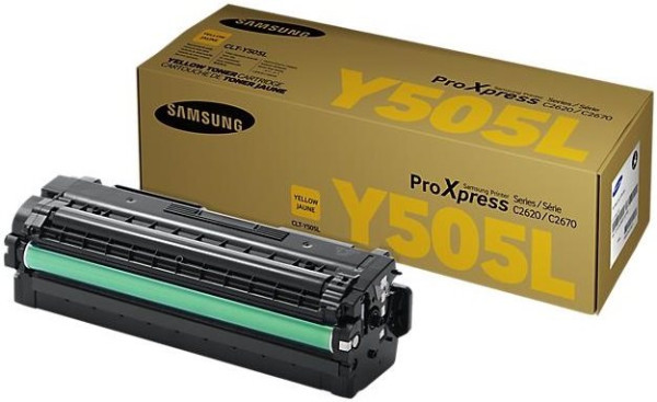 Original Toner HP-Samsung CLT-Y505L / SU512A, ca. 3.500 S., gelb 