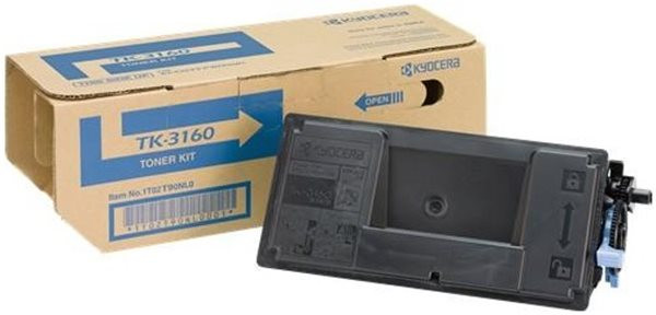 Original Toner Kyocera TK-3160, ca. 12.500 S., schwarz 