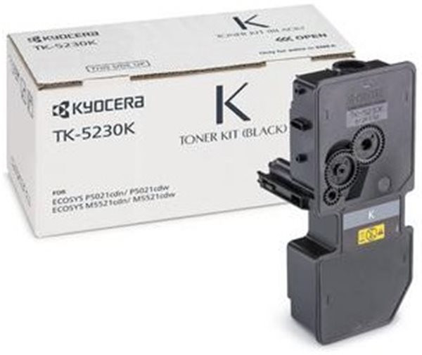 Original Toner Kyocera TK-5230K, ca. 2.600 S., schwarz