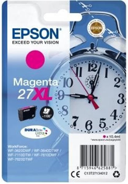 Original Tinte Epson T2713 / 27XL, ca. 1.100 S., magenta 