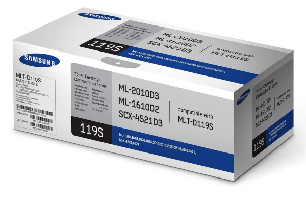 Original Toner HP-Samsung MLT-D119S / SU863A, ca. 3.000 S., schwarz 