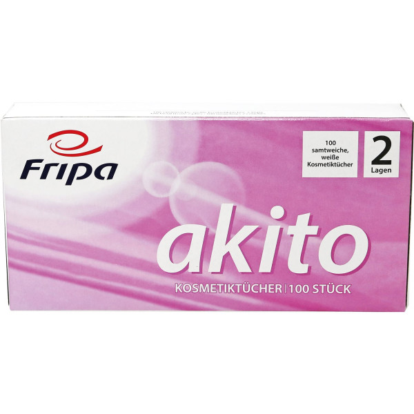Kosmetik-/Reinigungstuch 100% Zellstoff 2-lagig, 100 Blatt 