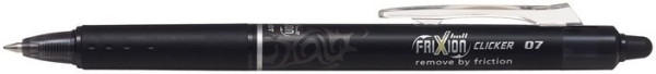 PILOT PEN Frixion Ball Clicker BLRT-FR7-B schwarz Strichstärke 0,4mm 