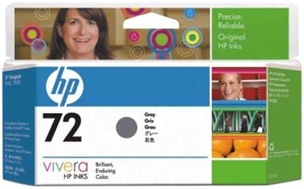 Original Tinte HP 72 / C9374A, 130 ml, grau