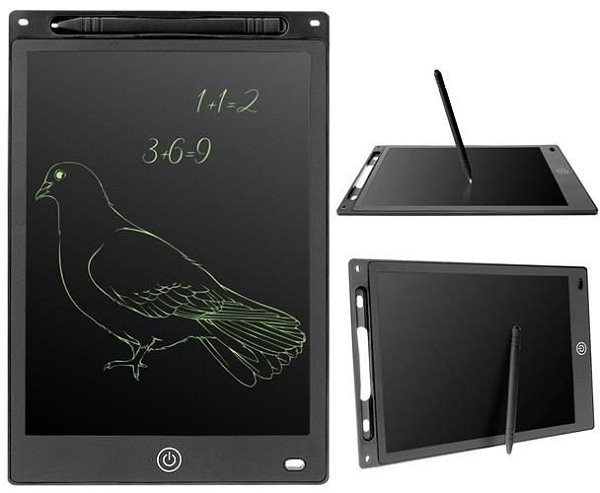 LCD-Schreibtafel in XL-Größe (10"=25,4cm): Viel Platz für Ihre Notizen, etc. 
