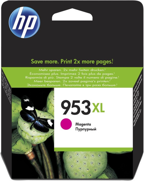 Original Tinte HP 953XL / F6U17AE, ca. 1.600 S., magenta 