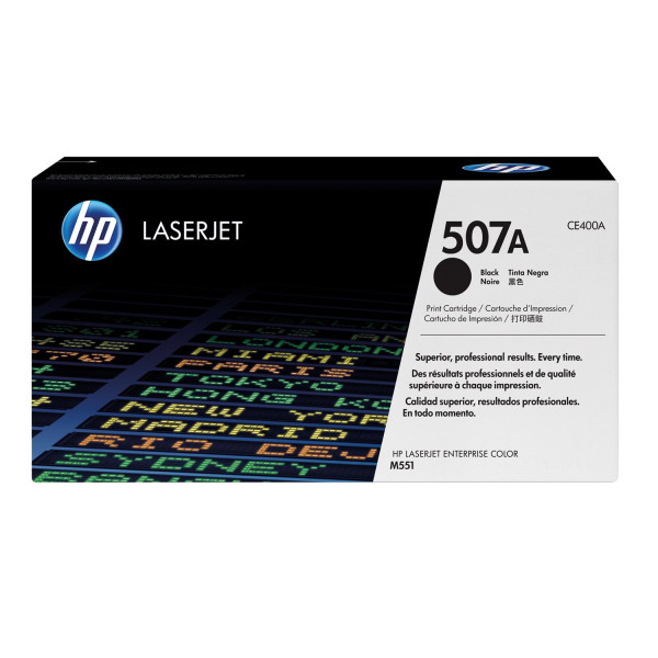 Original Toner HP 507A / CE401A, ca. 5.500 S., schwarz  