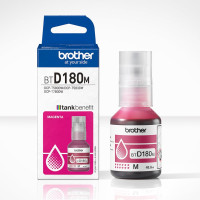 Original Tinte Brother BTD-180M, ca. 5.000 S., Nachfüllflashe, Magenta 