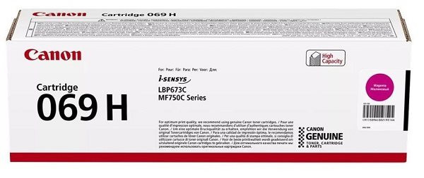 Original Toner Canon 069H / 5096C002AA, ca. 5.500 S., magenta