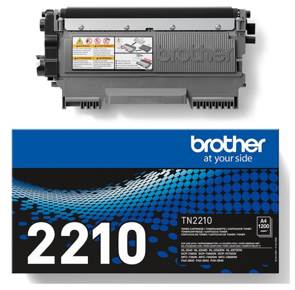 Original Toner Brother TN-2210, ca. 1.200 S., schwarz