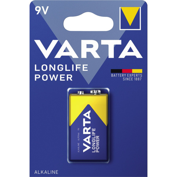 Batterien Varta Longlife Power E-Block 9V 580mAh 