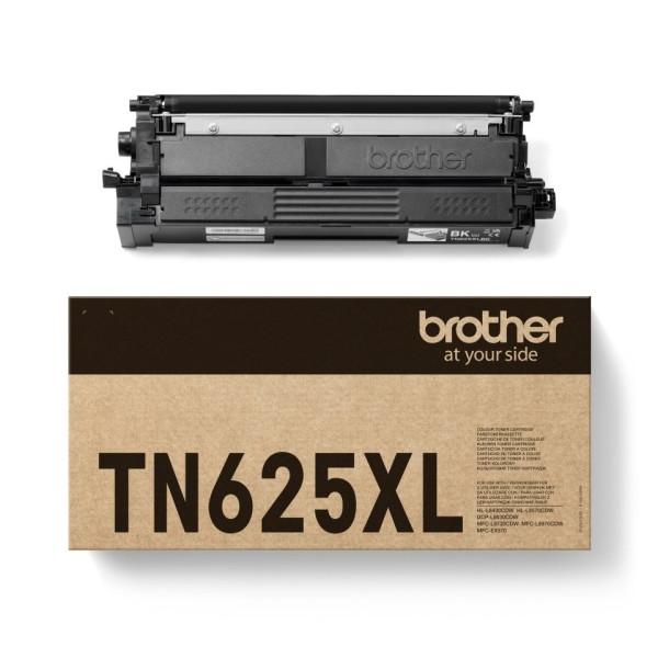 Original Toner Brother TN-625XLBK, ca. 5.500 S., schwarz 