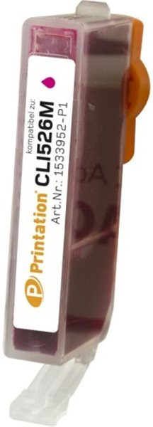 Printation Tinte ersetzt Canon  CLI-526M, ca. 500 S., magenta 