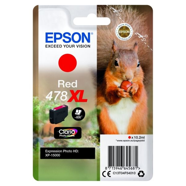 Original Tinte Epson 478XL, ca. 830 S., rot