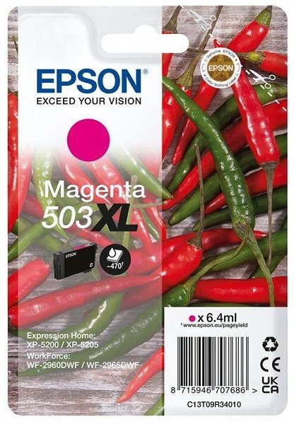Original Tinte Epson T09R340 / 503XL, ca. 470 S., magenta