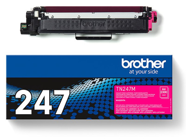 Original Toner Brother TN-247M, ca. 2.300 S., magenta