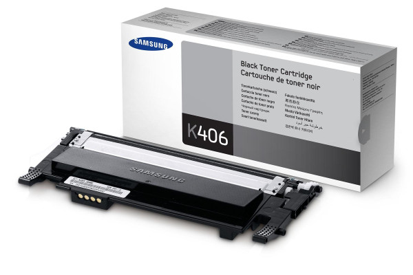 Original Toner HP-Samsung CLT-K406S / SU118A, ca. 1.500 S., schwarz 