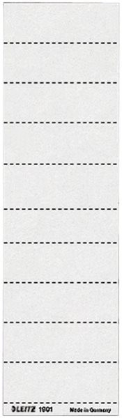 Blanko-Schildchen Leitz 4-zeilig weiß (1901-00-01)
