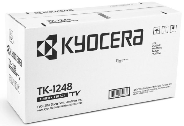 Original Toner Kyocera TK-1248K, ca. 1.500 S., schwarz 