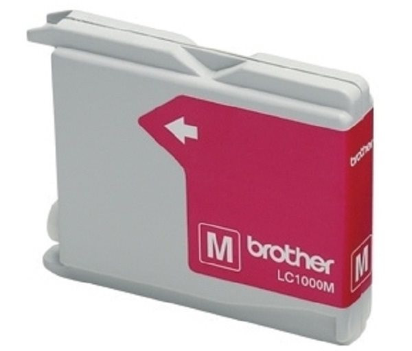 Original Tinte Brother LC-1000M, ca. 400 S., magenta, MHD abgelaufen 