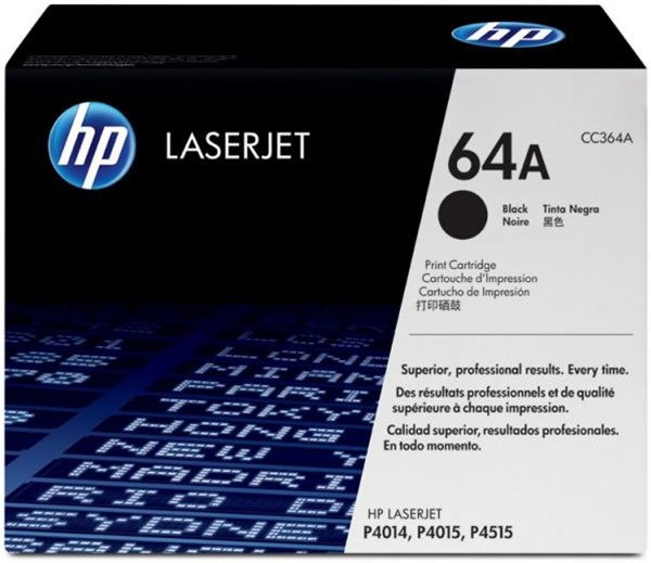 Original Toner HP 64A / CC364A, ca. 10.000 S., schwarz 