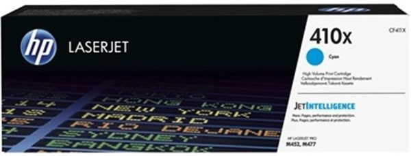 Original Toner HP 410X / CF411X, ca. 5.000 S., cyan 