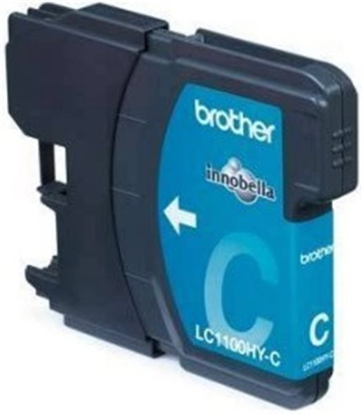 Original Tinte Brother LC-1100HYC, ca. 750 S., cyan