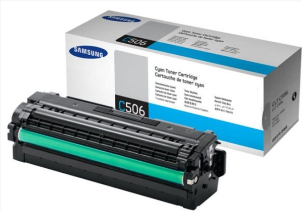 Original Toner HP-Samsung CLT-C506L / SU038A, ca. 3.500 S., cyan 