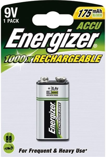 Akku E-Block Energizer aufladbar, 8,4 V, HR22,  175 mAh (26177) 