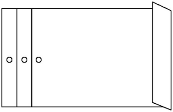 Musterbeutel 345x140x50mm gerillt und gelocht 120g, 250er-Pg. 
