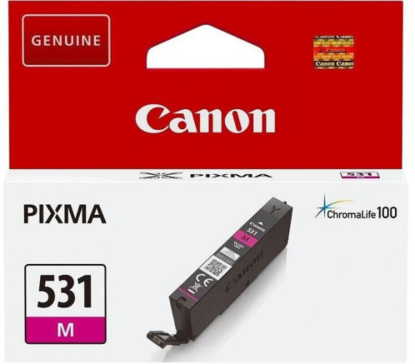 Original Tinte Canon CLI-531M, ca. 480 S., magenta 
