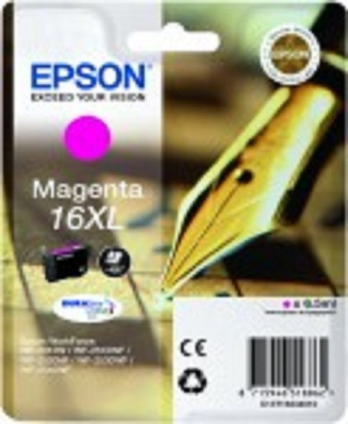 Original Tinte Epson T1633 / 16XL, ca. 450 S., magenta 
