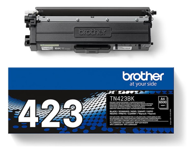 Original Toner Brother TN-423BK, ca. 6.500 S., schwarz 