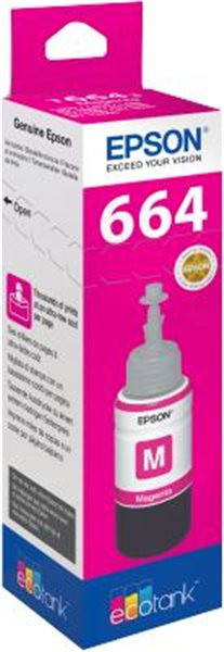 Original Tinte Epson T6643, ca. 6.500 S., Nachfüllflasche, magenta